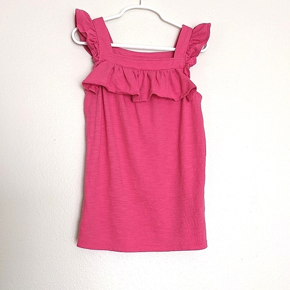 Cat & Jack Ruffle Casual Tank girls size Medium